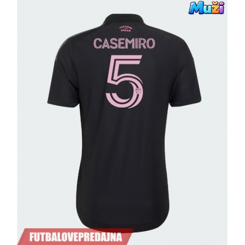 Lacne Muži Futbalové dres Inter Miami Casemiro #5 2026-27 Krátky Rukáv - Preč